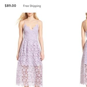 Nordstrom long pink colored dress